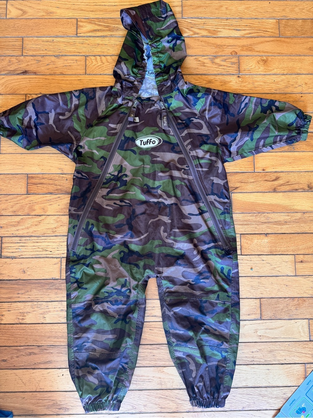 Tuffo Kids' Camo Hooded muddybuddy - Green Camo